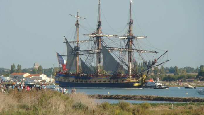 Le départ de l'Hermione