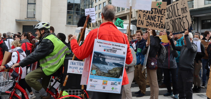 COP 26 – Manif pour le Climat à Bruxelles : Le projet « Fresque du Climat »