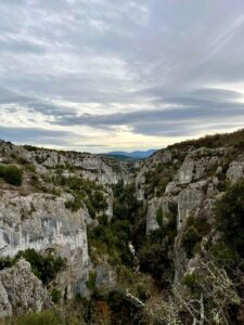 La gorge d'Oppedette